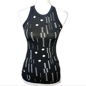 Chicme Black Cutout Sexy Bodycon Tank Top, Small